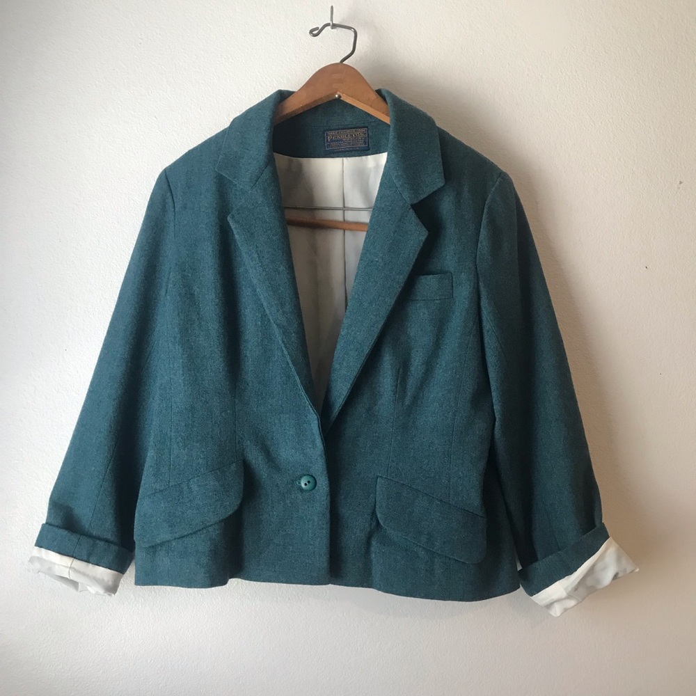 Pendleton 100% Wool Blazer